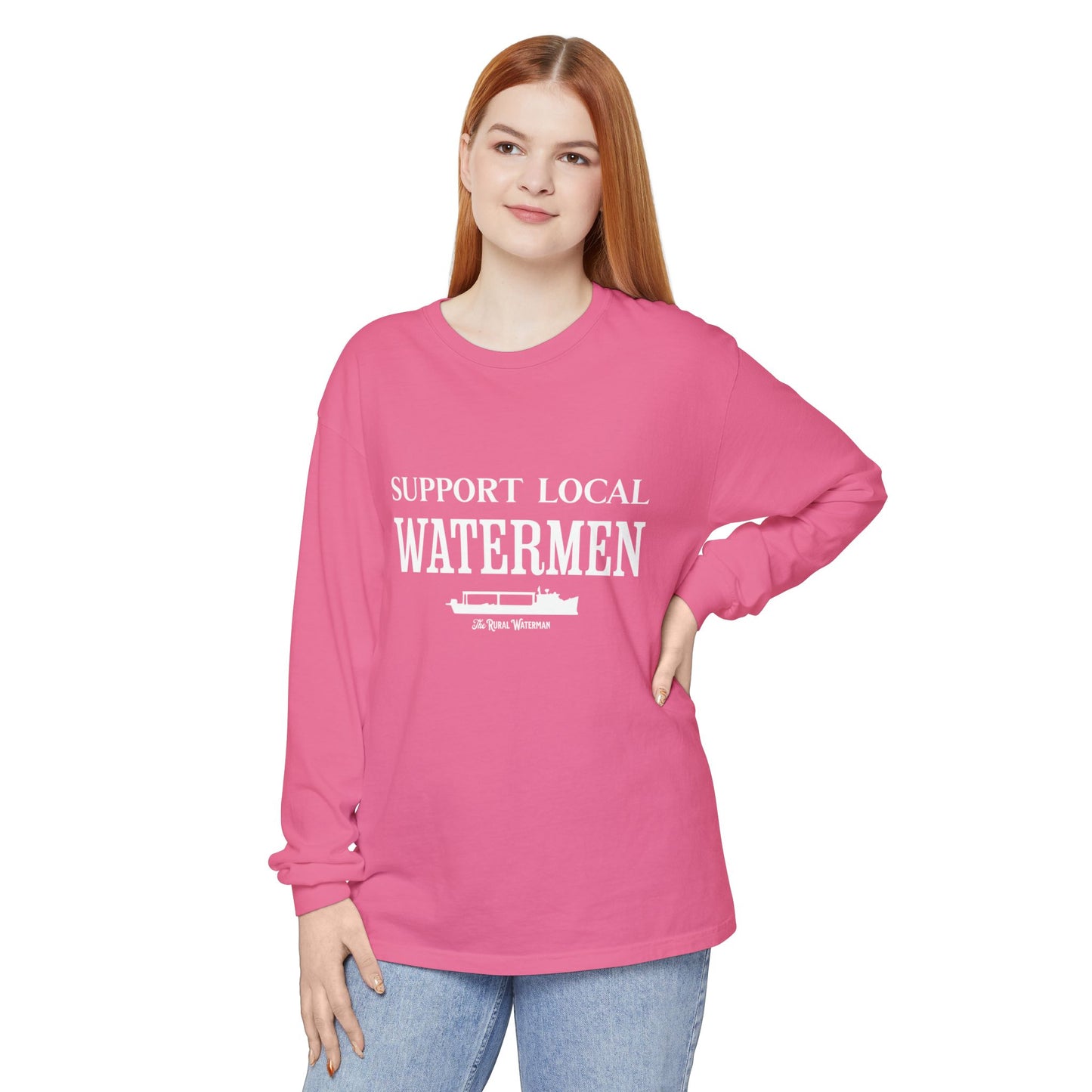 Support Local Watermen Long Sleeve Shirt