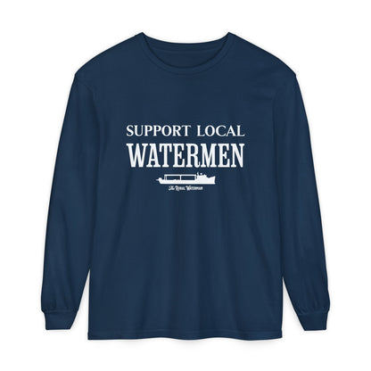 Support Local Watermen Long Sleeve Shirt