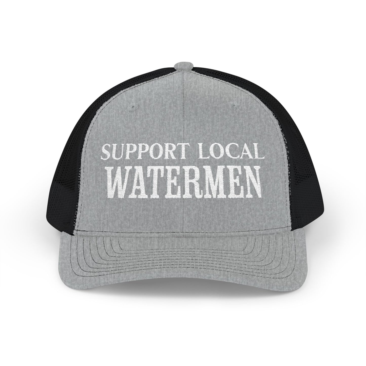 Support Local Watermen Embroidered Trucker Cap