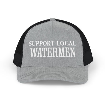 Support Local Watermen Embroidered Trucker Cap