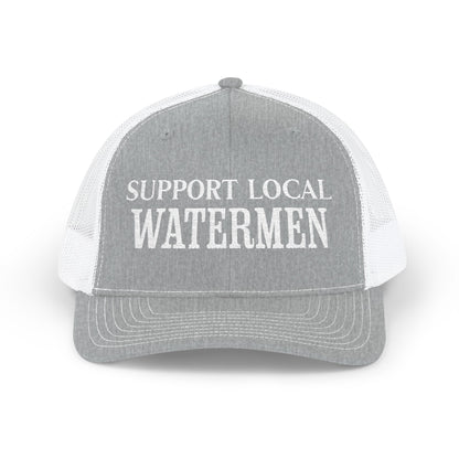 Support Local Watermen Embroidered Trucker Cap