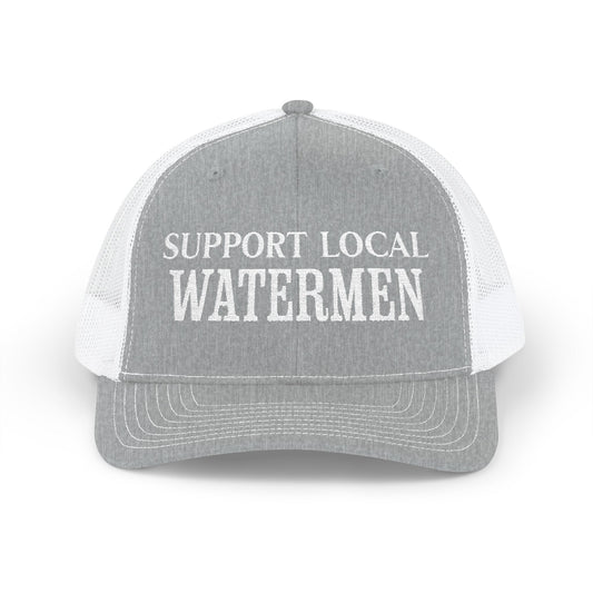Support Local Watermen Embroidered Trucker Cap