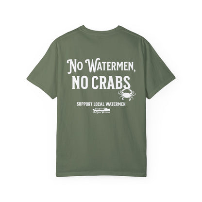 No Watermen, No Crabs T-shirt