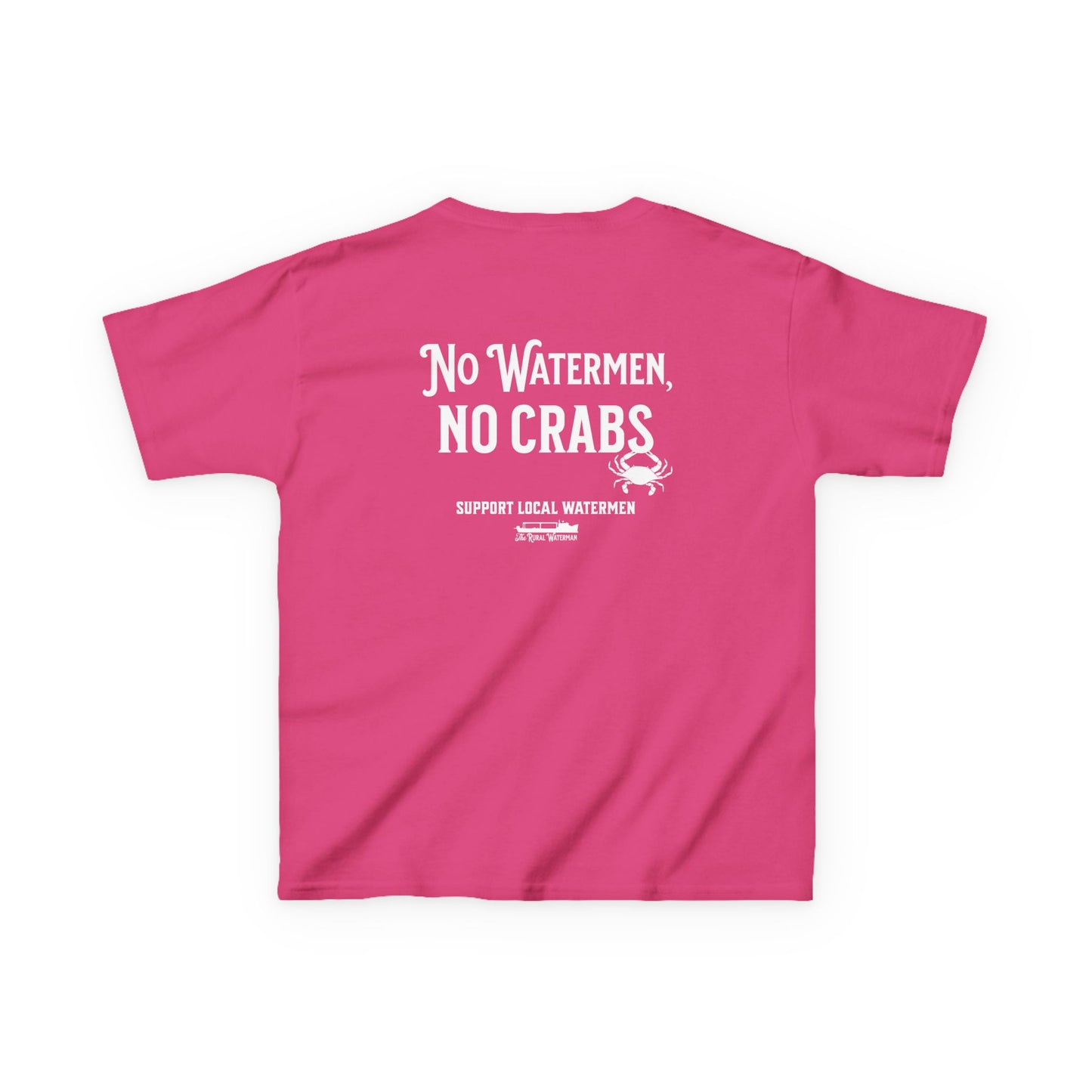 No Watermen, No Crabs Kids Shirt