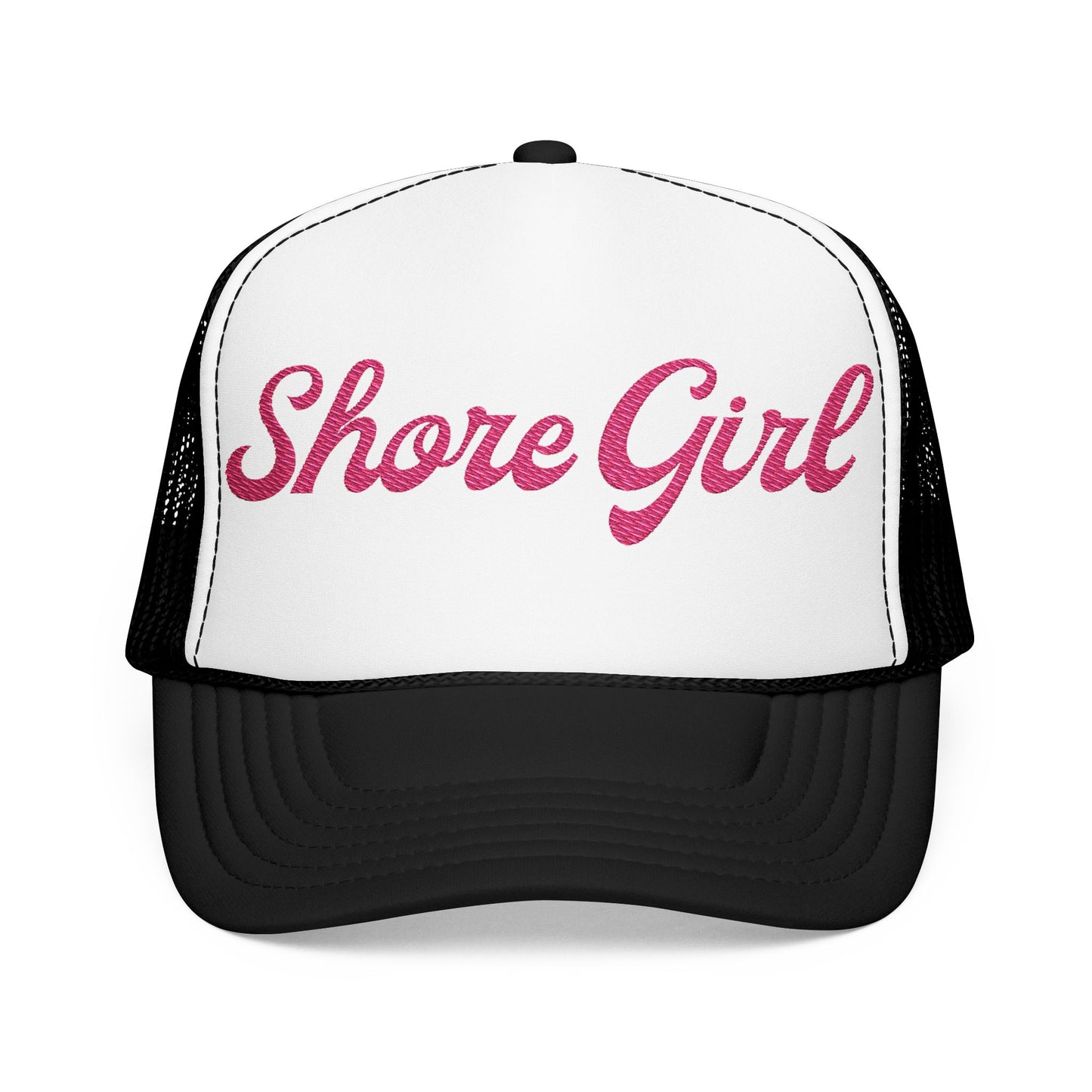Shore Girl Embroidered Trucker Hat