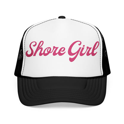Shore Girl Embroidered Trucker Hat