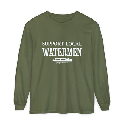 Support Local Watermen Long Sleeve Shirt