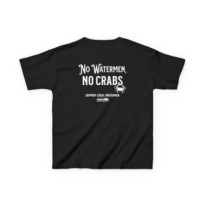 No Watermen, No Crabs Kids Shirt