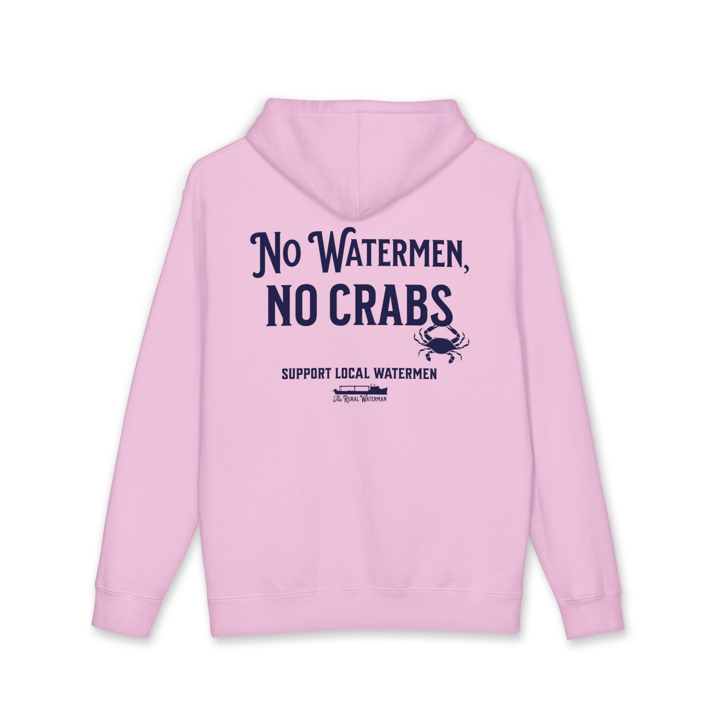 No Watermen, No Crabs Heavyweight Hoodie