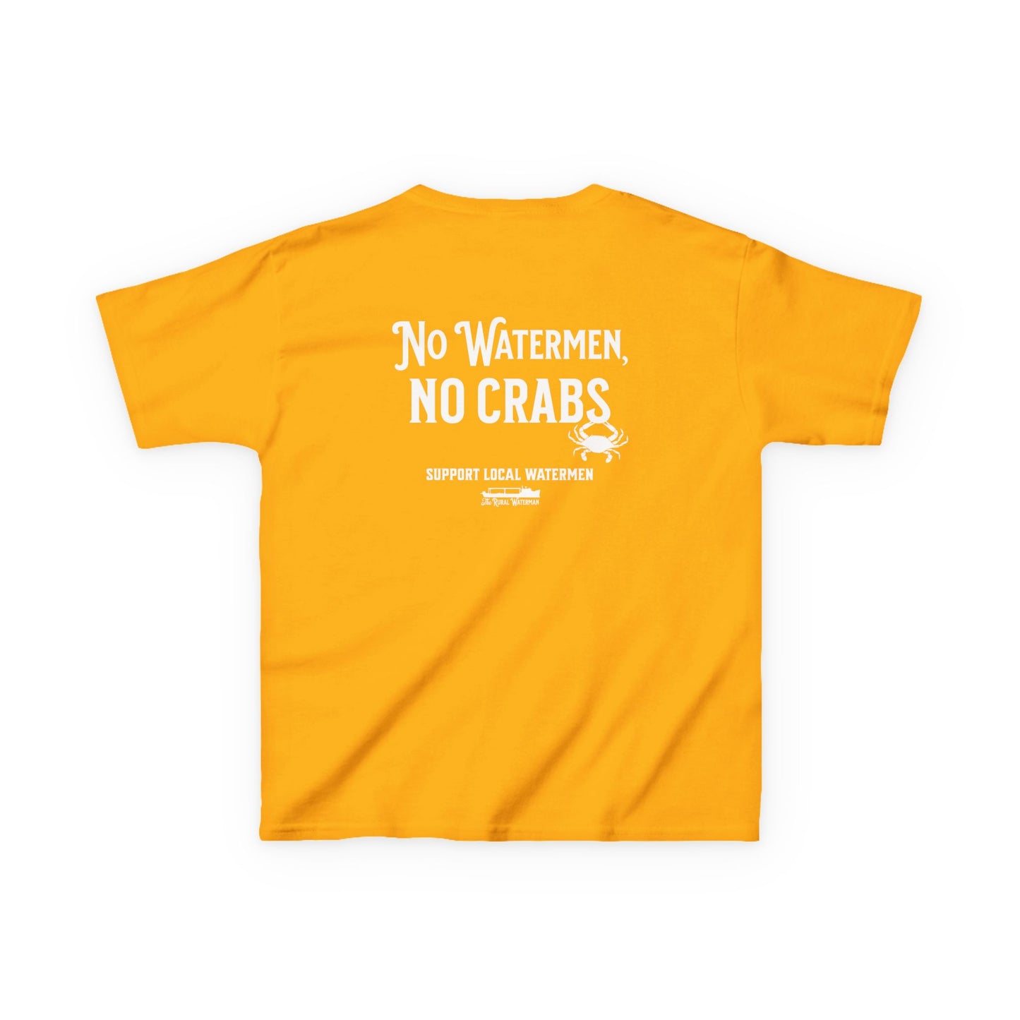 No Watermen, No Crabs Kids Shirt