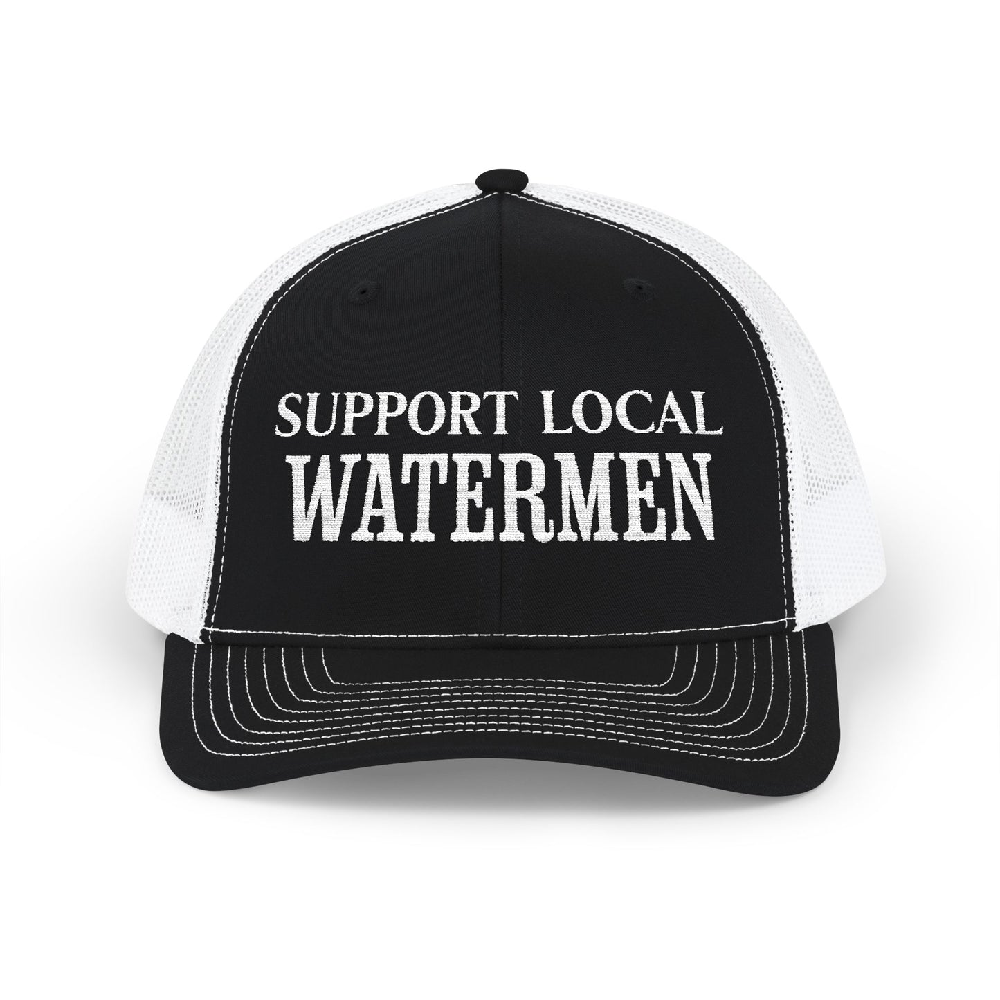 Support Local Watermen Embroidered Trucker Cap