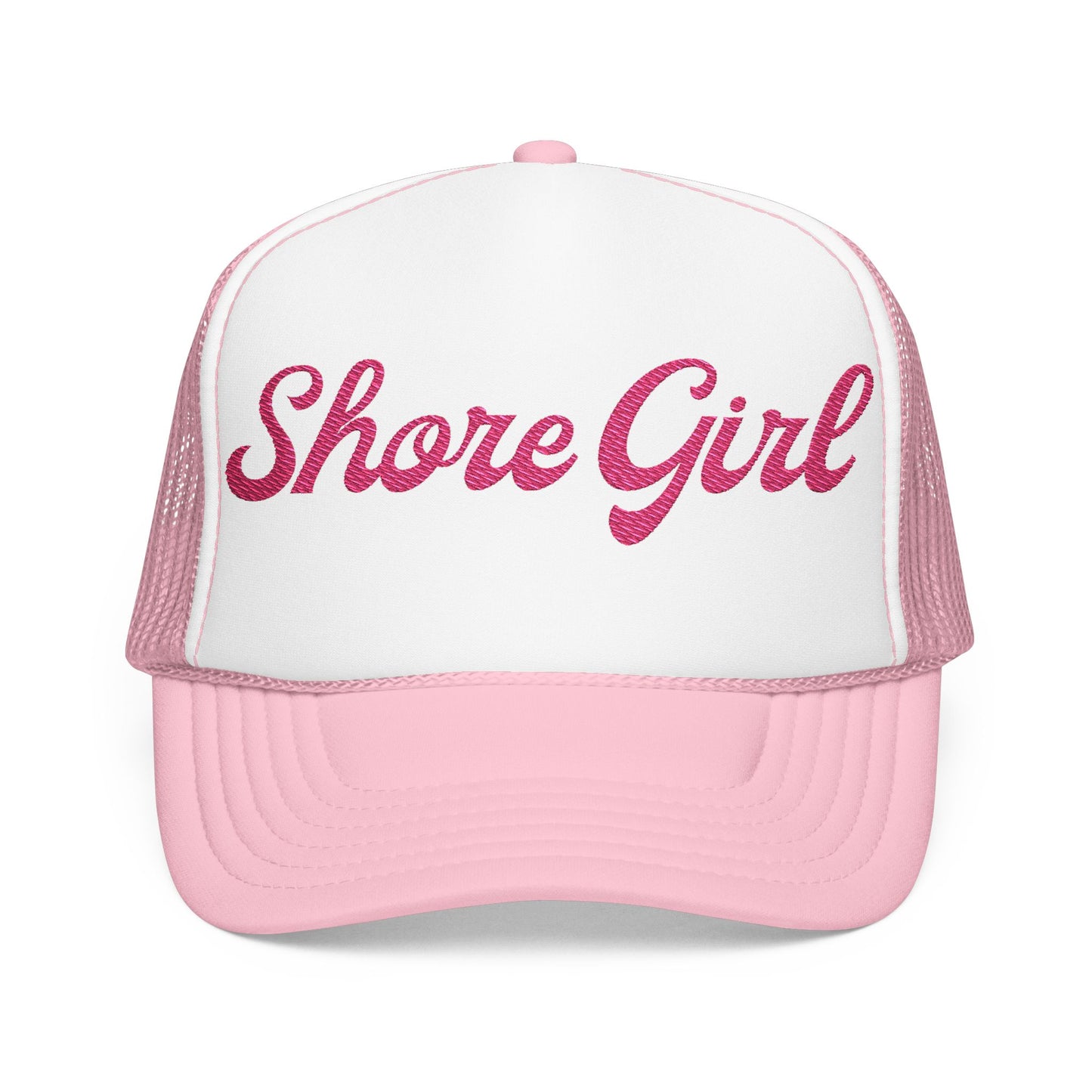 Shore Girl Embroidered Trucker Hat