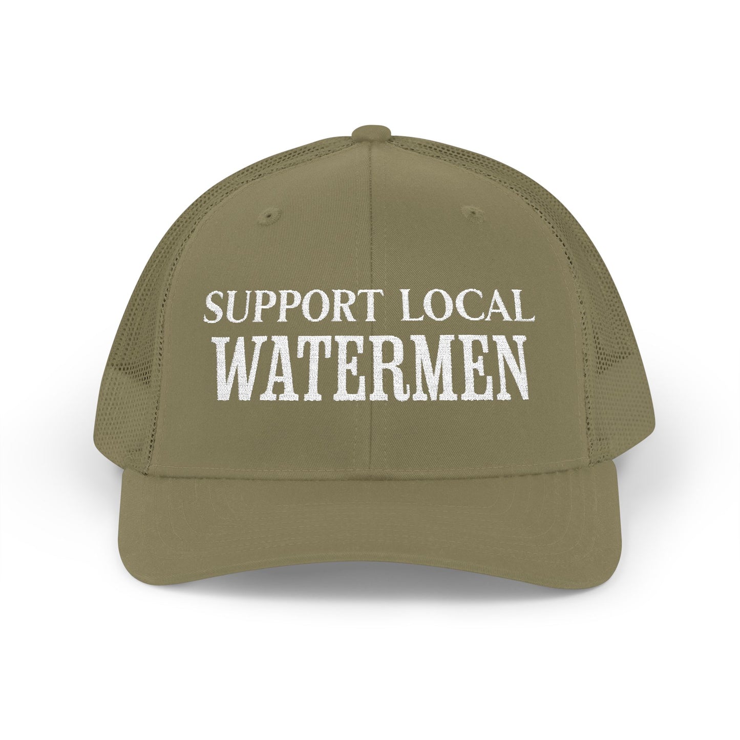 Support Local Watermen Embroidered Trucker Cap