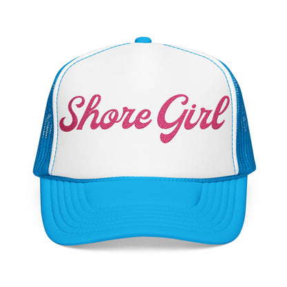 Shore Girl Embroidered Trucker Hat