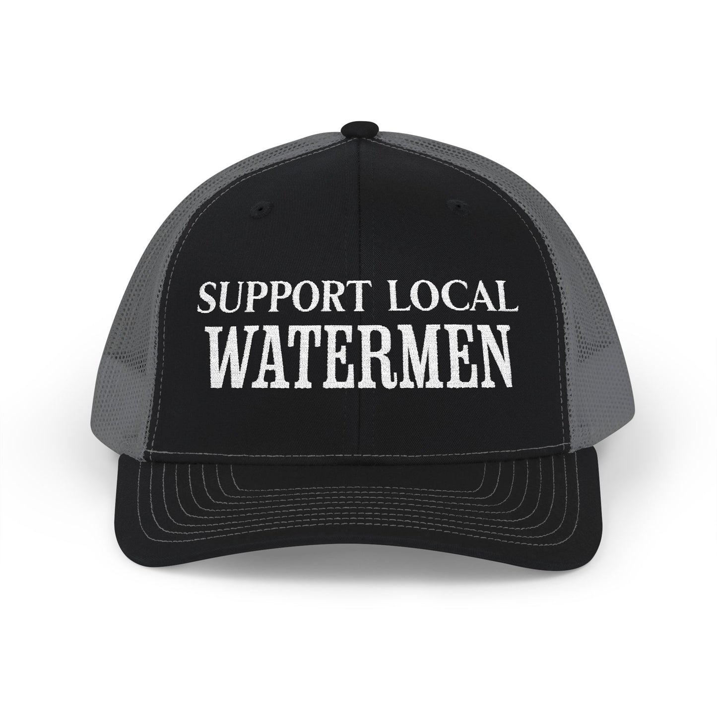 Support Local Watermen Embroidered Trucker Cap