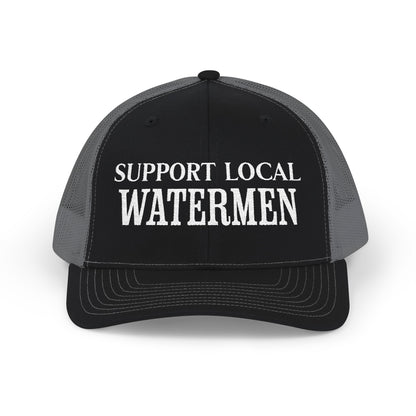 Support Local Watermen Embroidered Trucker Cap